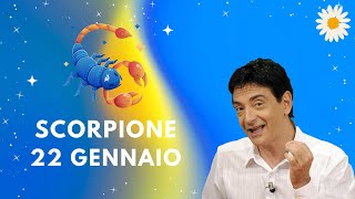 Scorpione ♏️ Lunedì 22 Gennaio 🔮 Oroscopo Paolo Fox  La forza della Luna e la vostra contro tutti [upl. by Li]