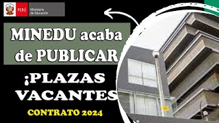 Soy Docente CONVOCATORIA DEL PROCESO DE ADMISIÓN BÁSICA 2024  2025 [upl. by Asseralc649]