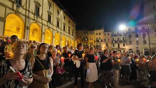 Fiaccolata dalla Pieve a Piazza Grande  Il racconto video di Raffaele Fusaro e Jonathan Vetralla [upl. by Braden]