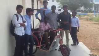 SOLAR POWERED TRICYCLE WITH REGENERATIVE BRAKING SYSTEM [upl. by Ennoid]