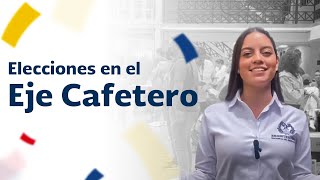 En el Eje Cafetero colombiano transcurre con normalidad la jornada electoral 🗳️🇨🇴 [upl. by Pirnot228]