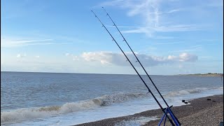 Suffolk Beach Fishing Pakefield Beach [upl. by Anastasie]