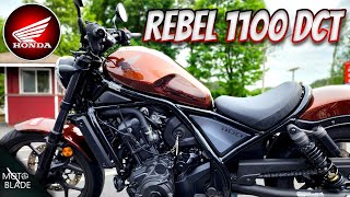 New Honda Rebel 1100 DCT Full Test Ride amp Review [upl. by Shields]