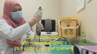 Blood Grouping  Typing using Gel Card Method ABO Direct amp Reverse typing Laboratory  RMT [upl. by Ettelracs]