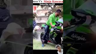 Kawasaki ninja zx10r vs Hayabusa 🥵😱🔥shortsyoutubshortninjahayabusachallengevairaltredingzx10 [upl. by Lessur]