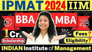 🔥IIMs BBAMBA IPM Application Form Out IPMAT 2024 Registrations  BBA From IIMsbba iim viral [upl. by Kaia]