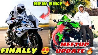 FINALLY 🔥NEW SUPER BIKE KI DELIVERY 🥹amp UPDATE ON 😁MEETUP OF PRO RIDER 1000 prorider1000 [upl. by Aronas]