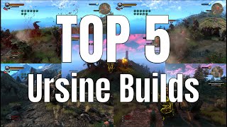 Witcher 3 TOP 5 Ursine Builds [upl. by Higley]