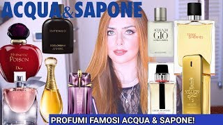 PROFUMI dupe famosi da ACQUA amp SAPONE 🤩Profumi equivalenti copie di fragranze note uomo e donna [upl. by Ylreveb507]