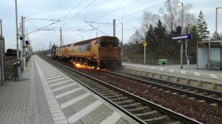 Vossloh HochgeschwindigkeitsSchienenschleifzug highspeed grinding train [upl. by Cid]