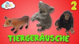 Schleichtiere Wildtiere Haustiere mit Tiergeräusche und Tierstimmen 2 [upl. by Loos]