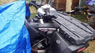 Checking Codes 2004 Polaris Sportsman 700 Twin EFI [upl. by Enaelem630]