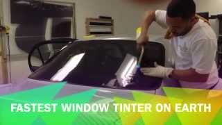 Fastest Back Window Tint Heat Shrinking Torch [upl. by Friday]