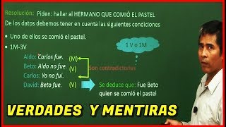 VERDADES Y MENTIRAS CONTRADICCIÓN Y SUPOSICIÓN 2019 [upl. by Dareg]