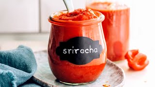 How to Make Sriracha Sauce 15 Minutes  Minimalist Baker Recipes [upl. by Cerracchio914]