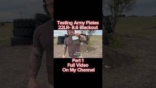 Part 1 Putting The US Armys Level IV Body Armor To The Test Review Bulletproof or Bust shorts [upl. by Eissehc]