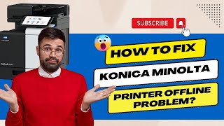 How to Fix Konica Minolta Printer Offline Problem printer konicaminolta [upl. by Talyah96]