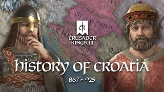 The Duchy of Croatia in 867 Forging a Kingdom  Crusader Kings 3 [upl. by Nolita]