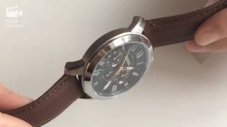 Fossil Chronograph FS4813 Herrenuhr Analoguhr [upl. by Roti]