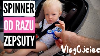 Praca vs Pasja  Fidget Spinner Niebieski OD RAZU ZEPSUŁ Vlog [upl. by Kiraa]