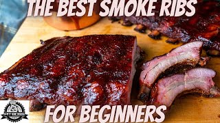 Easy smoke ribs  Pit Boss pro series 1150  how to cook bbq ribs on pellet grill [upl. by Tra]