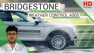 Pneumatici ALL SEASON Bridgestone A005 prova in pista delle gomme 4 STAGIONI [upl. by Surat]