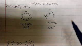 Why Pyrrole and Pyridine are Aromatic [upl. by Bradney]