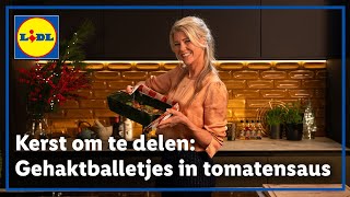 Gehaktballetjes in tomatensaus en mozzarella uit de oven  Kerst Om Te Delen met Sandra Ysbrandy [upl. by Simpkins]