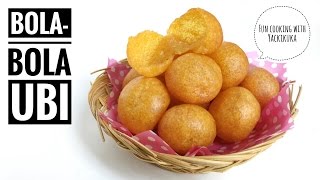 RESEP Bolabola Ubi  Sweet Potato Balls Indonesian Street Food [upl. by Refinnej898]