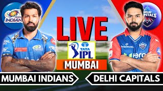 IPL 2024 Live MI vs DC Live Match  IPL Live Score amp Commentary  Mumbai vs Delhi Live Match [upl. by Epstein461]