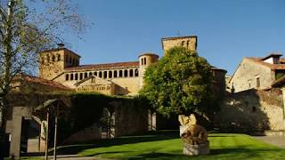 Fotos de Cantabria  Románico  Santillana del Mar  Colegiata Santillana del Mar [upl. by Gunas]