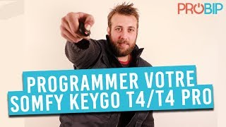 Comment programmer votre télécommande SOMFY KEYGO T4T4 PRO [upl. by Aldred]