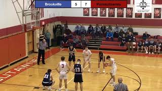 Boys Basketball Brookville at Punxsutawney  12424 [upl. by Rexfourd858]