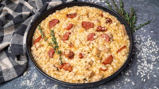 Chicken and Chorizo Risotto [upl. by Semele]