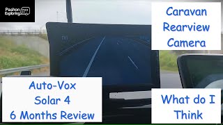 Caravan Rearview Camera AutoVox Solar 4 six month review [upl. by Namhcan]