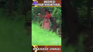 Raasavae Unnai Video Song  Vaidehi Kathirunthal Movie Songs  Vijayakanth  Revathi  YTShorts [upl. by Aenert]