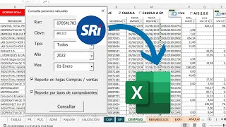 Consulta de comprobantes SRI recibidos con un clic ✅ Facturas Nc Nd retenciones Personas N [upl. by Su]