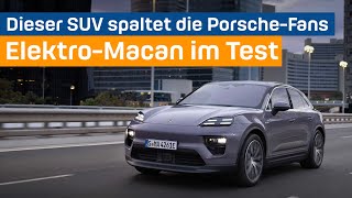 Porsche Macan 4 im Test  So gut ist der ElektroSUV [upl. by Akemat]