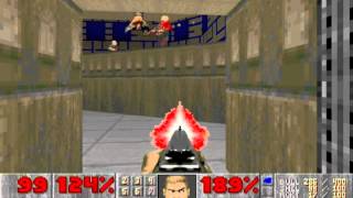 Ultimate Doom 100 Walkthrough E2M7 Spawning Vats [upl. by Kriss]