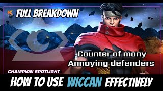 How to use Wiccan Effectively Full Breakdown  Marvel Contest of Champions [upl. by Elbag]