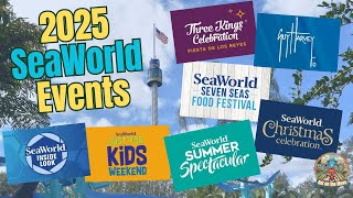 From Festivals to Fireworks 2025 SeaWorld Orlando Event Lineup [upl. by Helm]