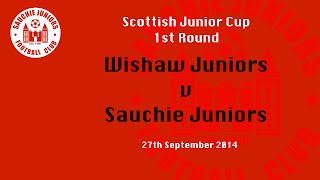 27092014 Wishaw Juniors v Sauchie Juniors  Highlights [upl. by Aihsilat]