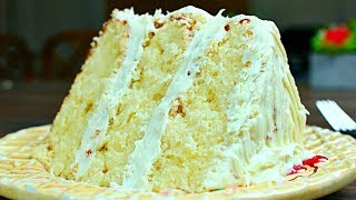 Most Amazing Vanilla Cake Recipe  Extra Rich and Moist Vanilla Cake [upl. by Jeannette]