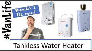 Tankless water heaters  Non Room Sealed  Campervan instant water heater [upl. by Macdermot]