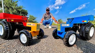 2 Big Tractor Model Unboxing  HMT 3522 amp New Holland 3630  4WD Farming Die Cast Equipment [upl. by Oizirbaf]