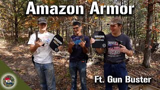 Testing the Cheapest Bulletproof Plates on Amazon ft Gun Buster [upl. by Carberry]