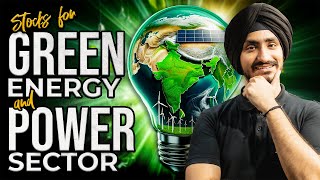 Green Energy amp Power Sector in India ⚡♻ [upl. by Annoeik499]