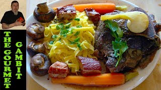 Boeuf Bourguignon Burgundy Beef  French Bistro Recipe [upl. by Relyk]