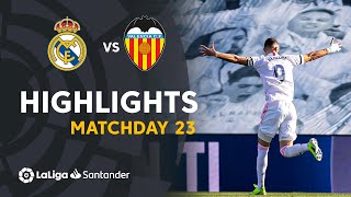 Highlights Real Madrid vs Valencia CF 20 [upl. by Llevert404]