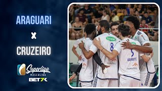 Araguari X Cruzeiro  MELHORES MOMENTOS  Superliga BET7K Masculino 2324 [upl. by Bria]